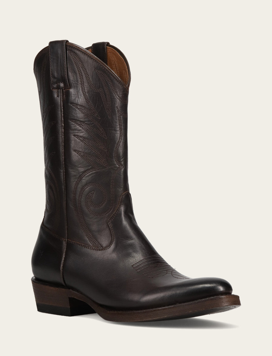 Frye Men's Chocolate Grady Vintage Stitch Western Boots CHOCOLATE